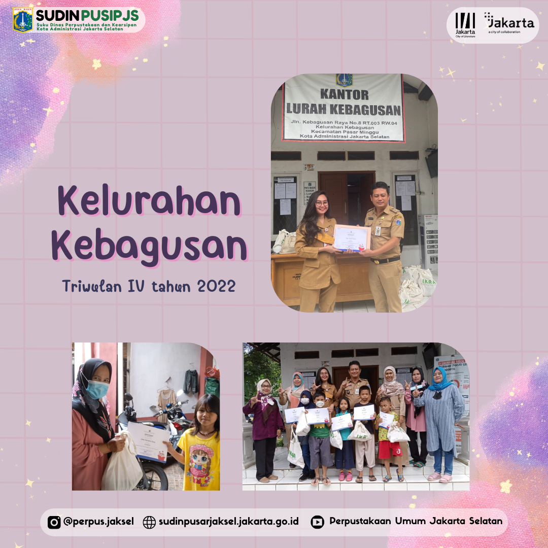 Penyerahan Apresiasi IKRA Triwulan IV Tahun 2022 Di Kelurahan Kebagusan, Ciganjur Dan Cipedak